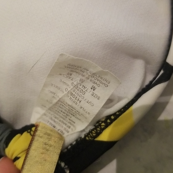 Hobie String Bikini Top Yellow Plaid - Picture 4 of 4